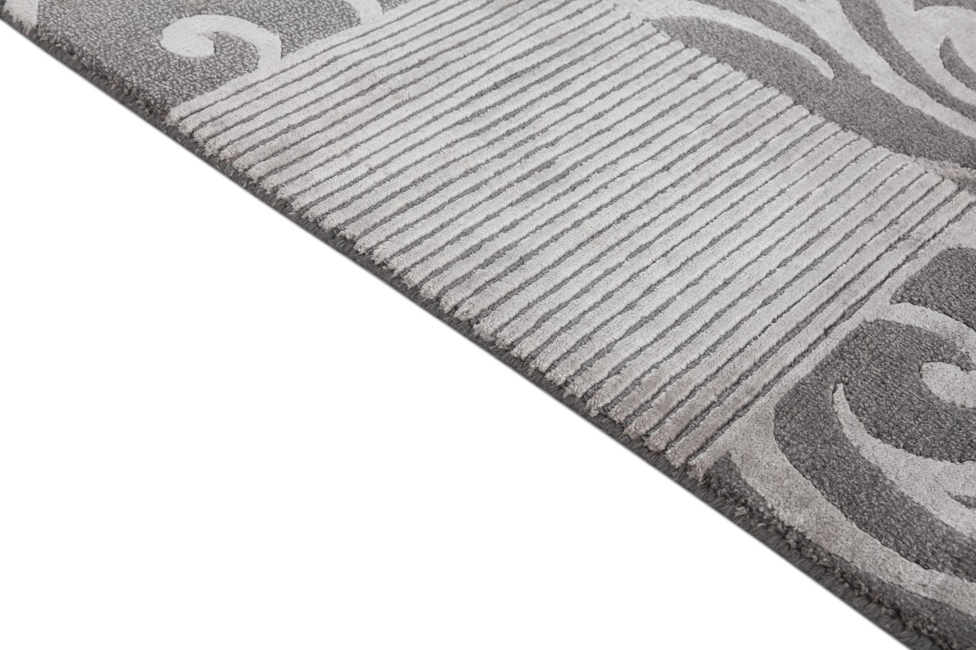 2' 9 x 9' 9 Hand Knotted Darya Wool Runner Rug