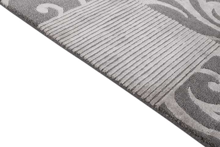 2' 9 x 9' 9 Hand Knotted Darya Wool Runner Rug