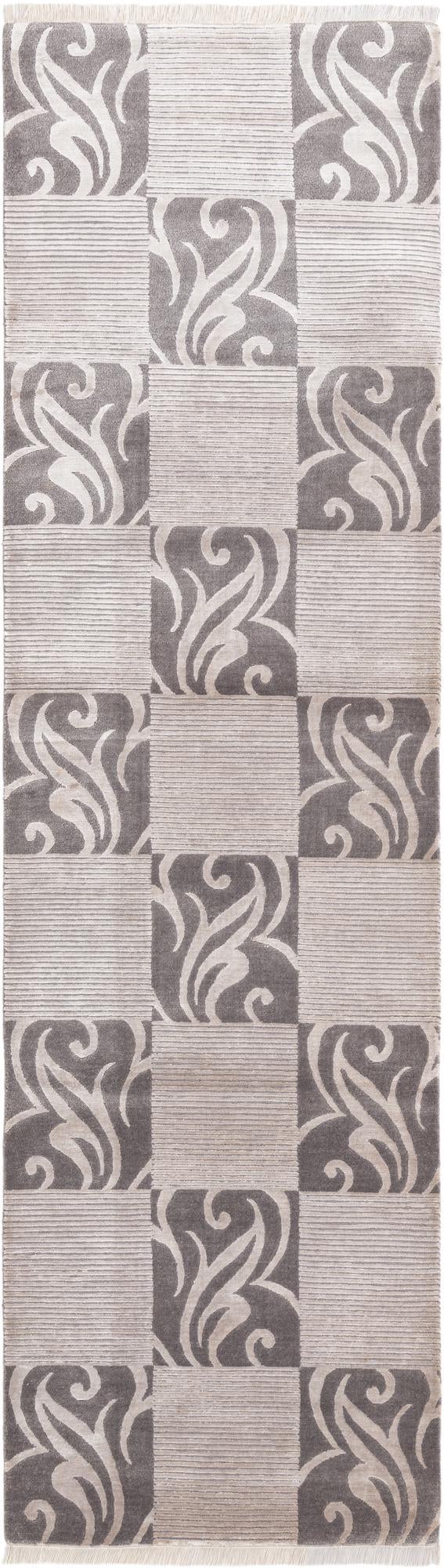 2' 9 x 9' 9 Hand Knotted Darya Wool Runner Rug