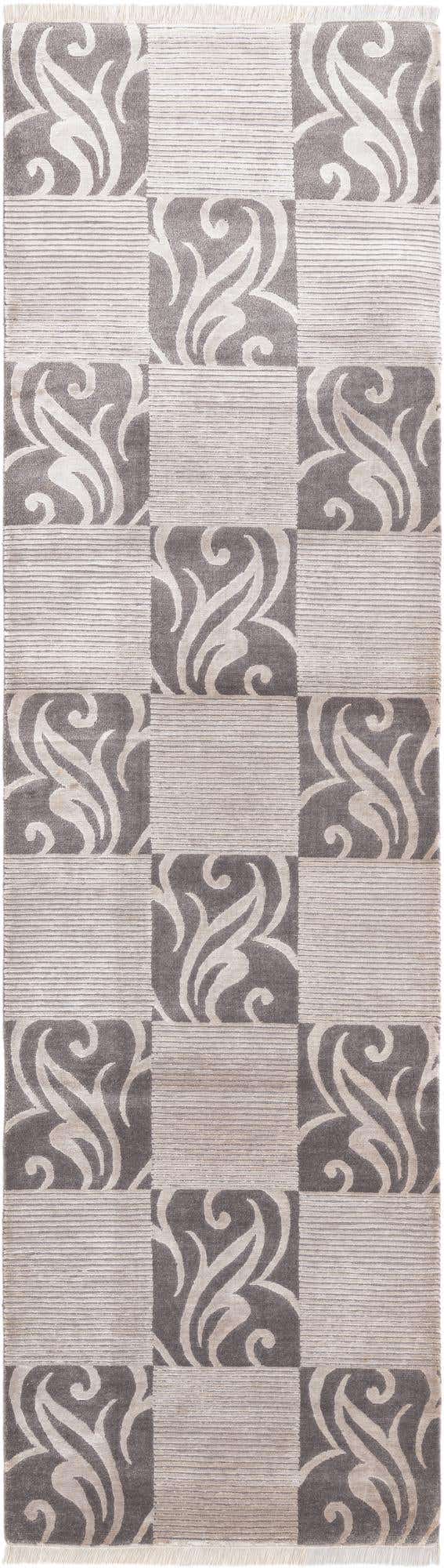 2' 9 x 9' 9 Hand Knotted Darya Wool Runner Rug