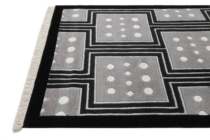 Detail image of 2' 8 x 13' 2 Hand Knotted Darya Wool Runner Rug