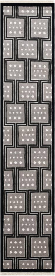 Detail image of 2' 8 x 13' 2 Hand Knotted Darya Wool Runner Rug