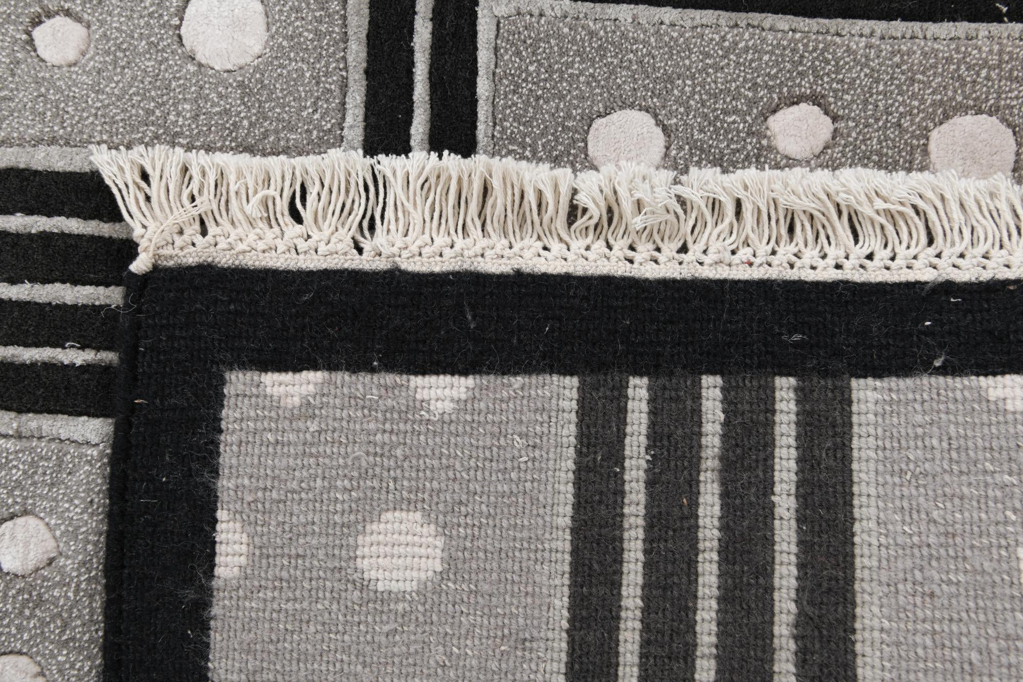 2' 8 x 13' 1 Hand Knotted Darya Wool Runner Rug