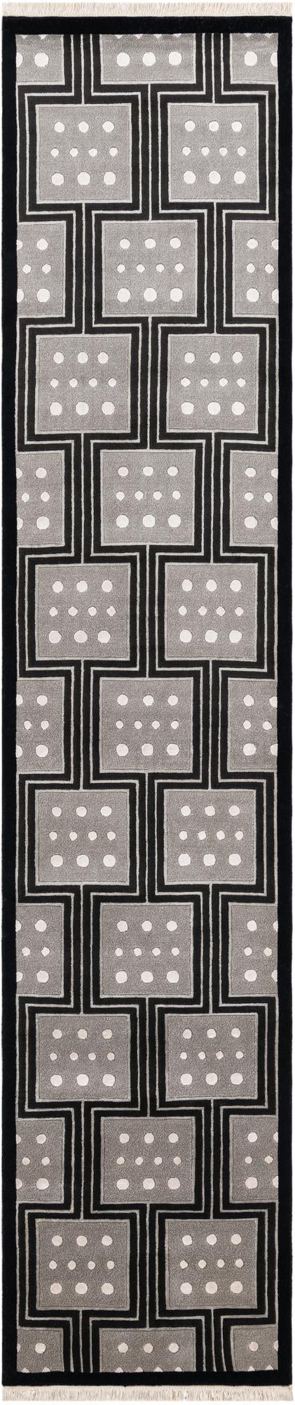 2' 8 x 13' 1 Hand Knotted Darya Wool Runner Rug