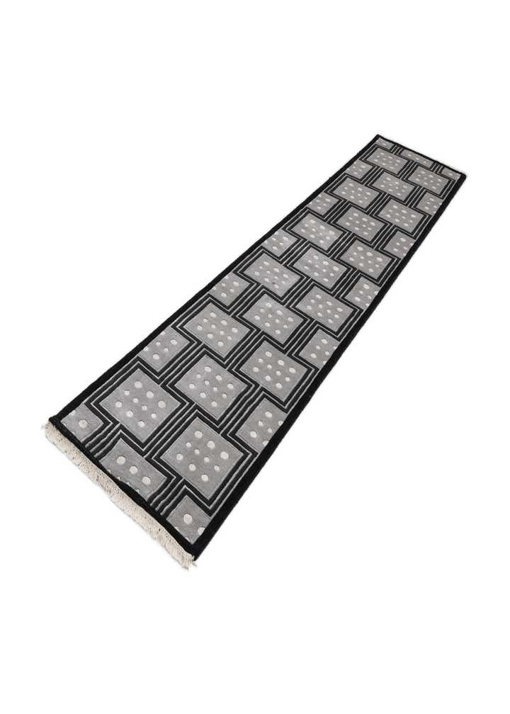 2' 9 x 13' 1 Hand Knotted Darya Wool Runner Rug