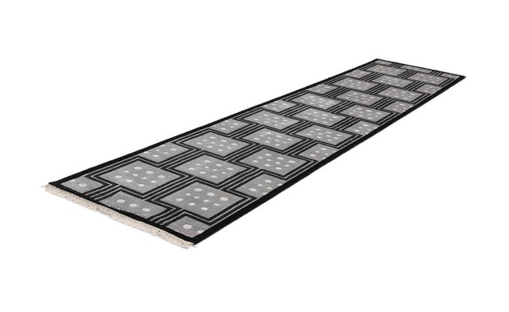 Detail image of 2' 9 x 13' 1 Hand Knotted Darya Wool Runner Rug