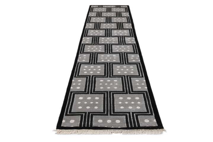 2' 9 x 13' 1 Hand Knotted Darya Wool Runner Rug