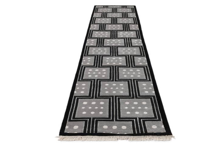 Detail image of 2' 9 x 13' 1 Hand Knotted Darya Wool Runner Rug