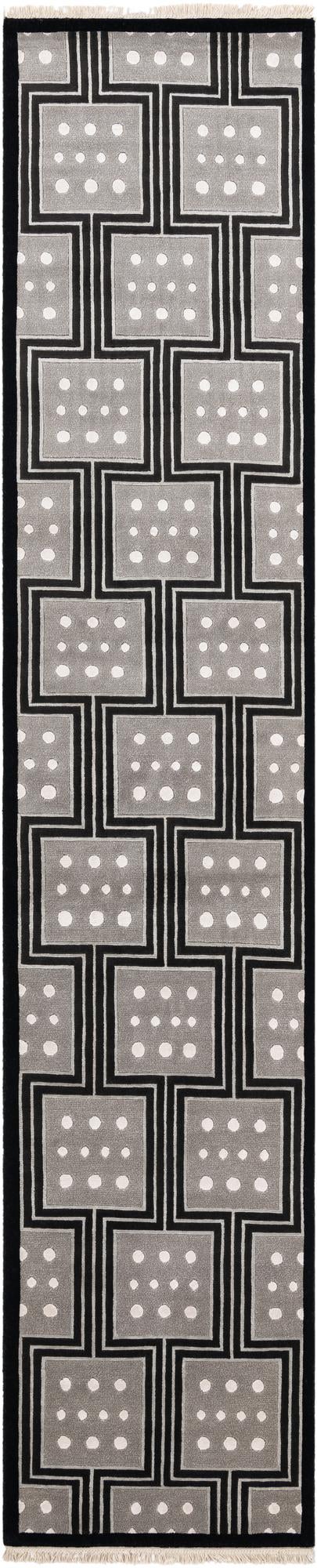 2' 9 x 13' 1 Hand Knotted Darya Wool Runner Rug