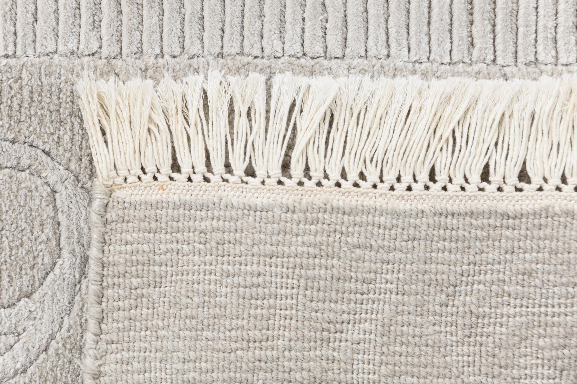 2' 7 x 10' Hand Knotted Darya Wool Runner Rug