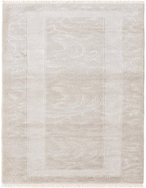 Detail image of 2' 7 x 10' Hand Knotted Darya Wool Runner Rug