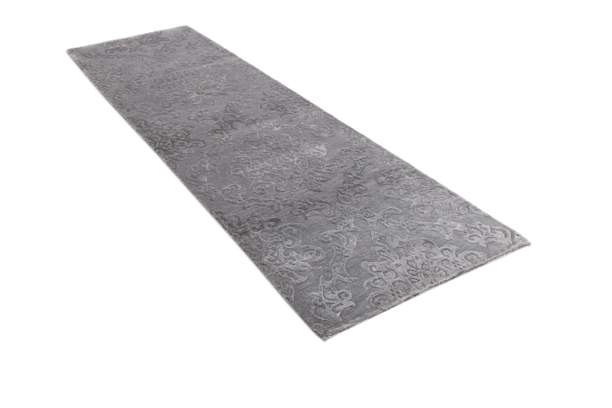2' 10 x 9' 11 Hand Knotted Darya Wool Runner Rug