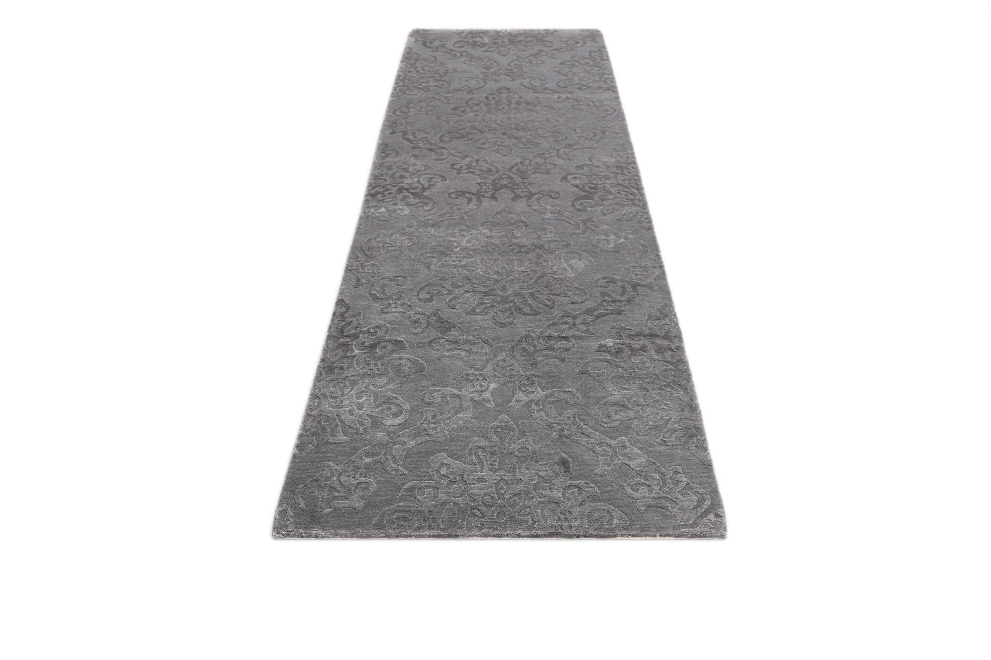 2' 10 x 9' 11 Hand Knotted Darya Wool Runner Rug