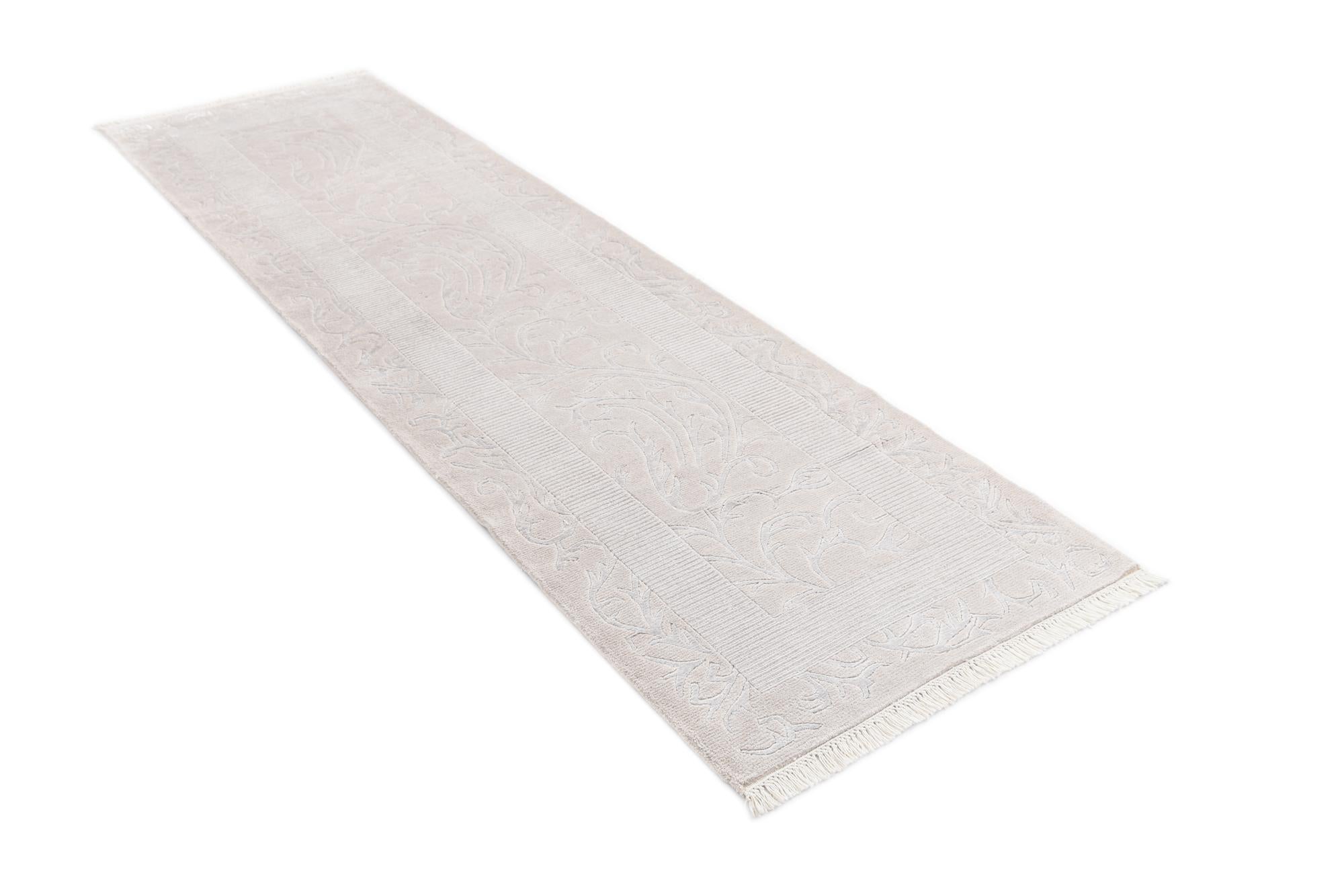 2' 9 x 9' 7 Hand Knotted Darya Wool Runner Rug