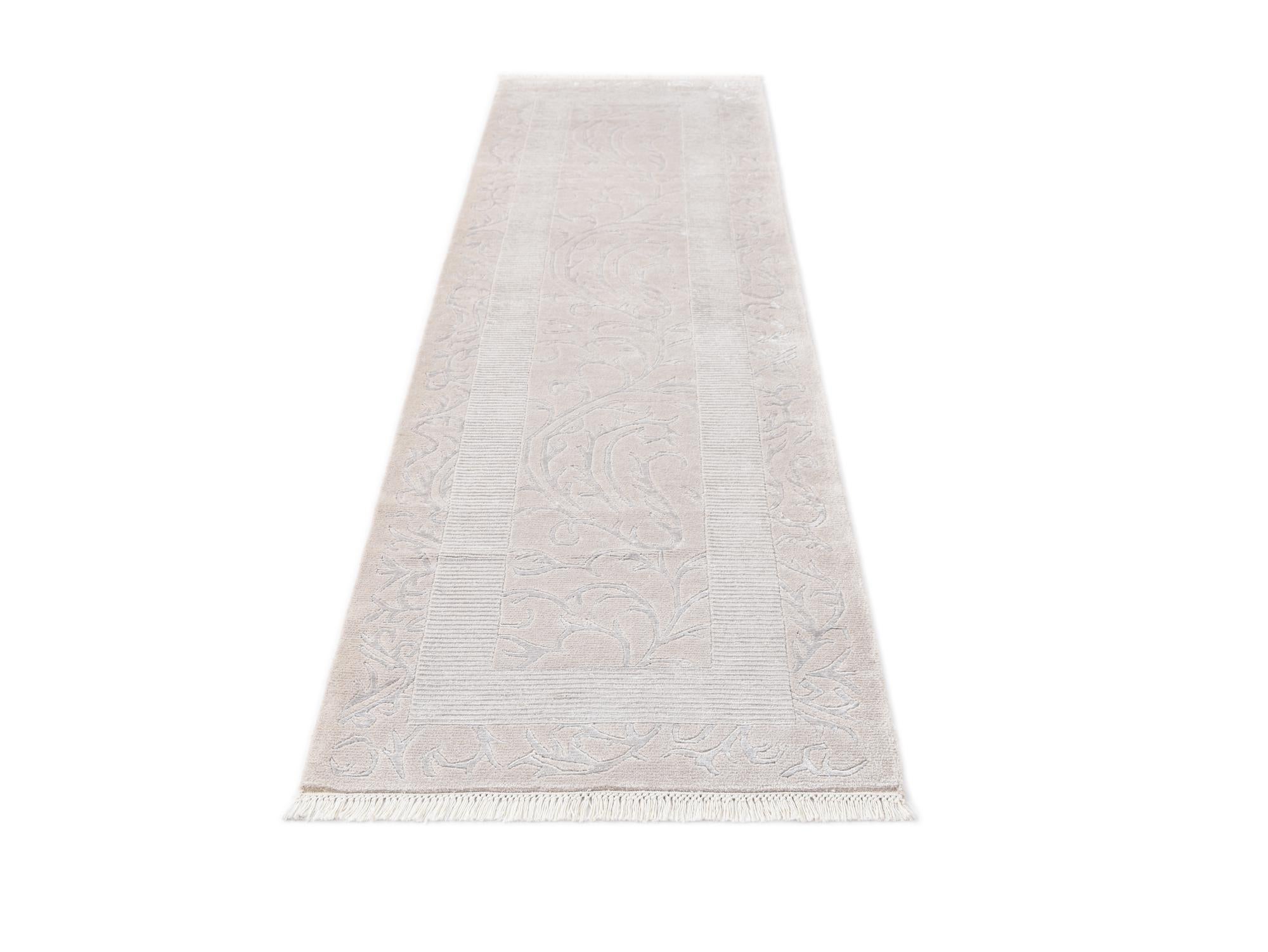 2' 9 x 9' 7 Hand Knotted Darya Wool Runner Rug