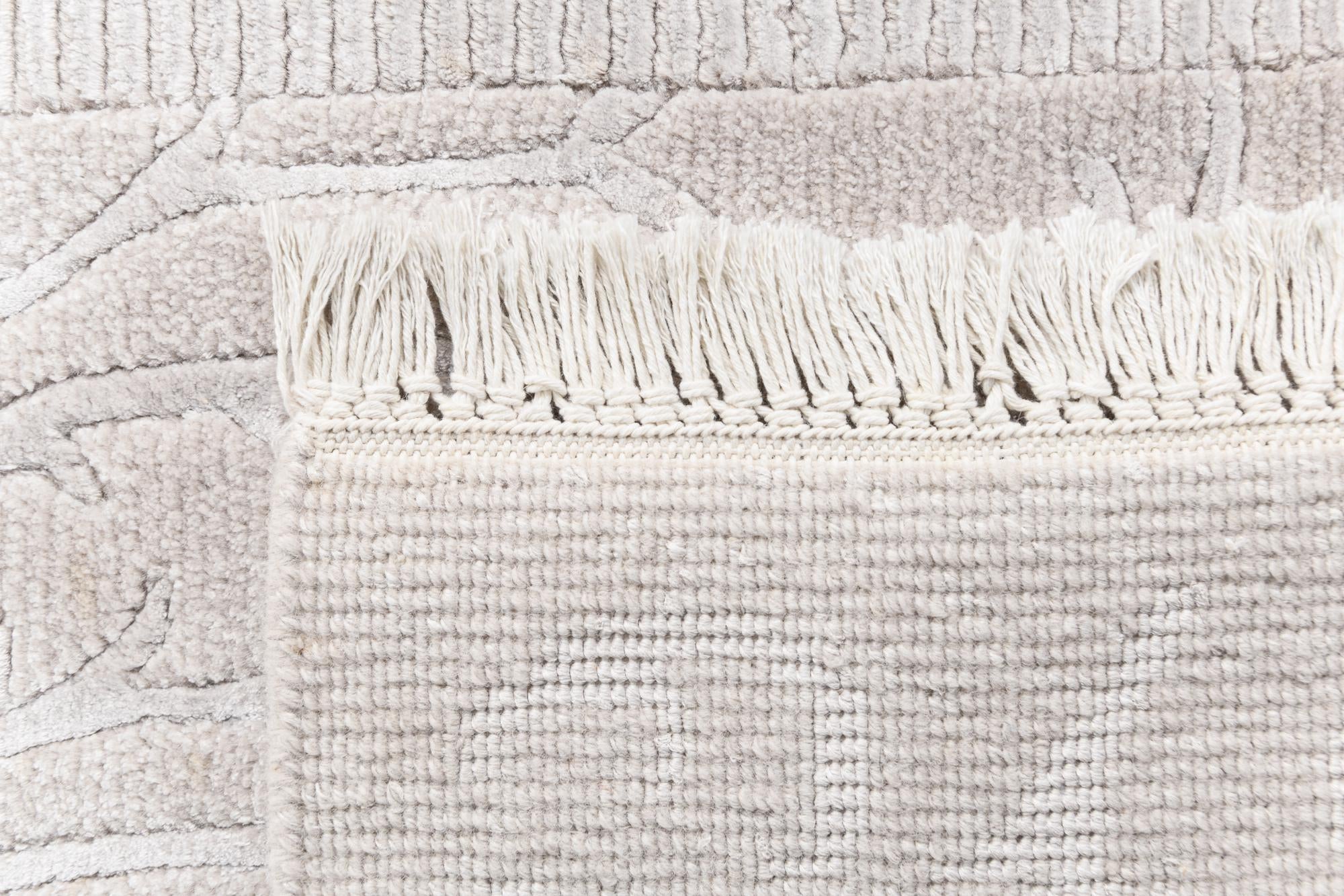 2' 9 x 9' 7 Hand Knotted Darya Wool Runner Rug