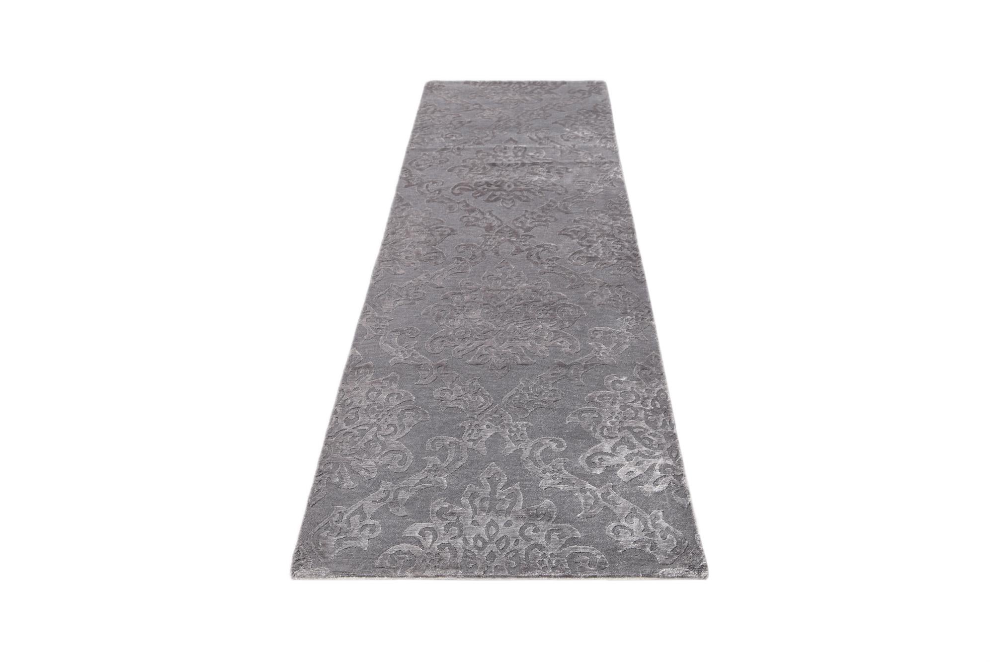 2' 10 x 9' 11 Hand Knotted Darya Wool Runner Rug