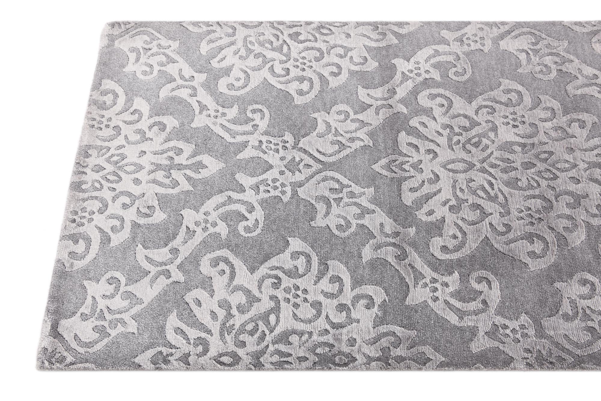 2' 10 x 9' 11 Hand Knotted Darya Wool Runner Rug