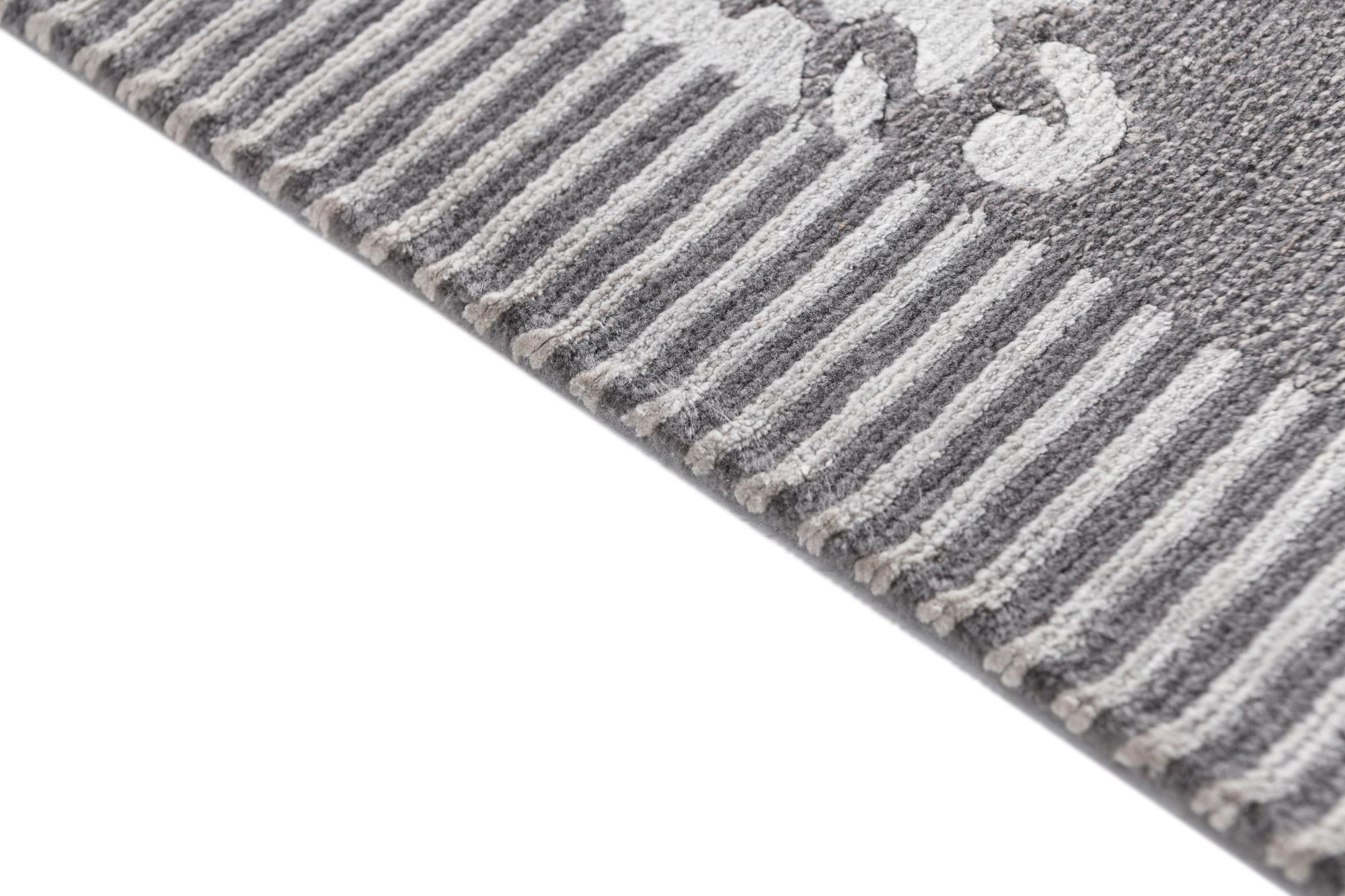2' 11 x 10' Hand Knotted Darya Wool Runner Rug