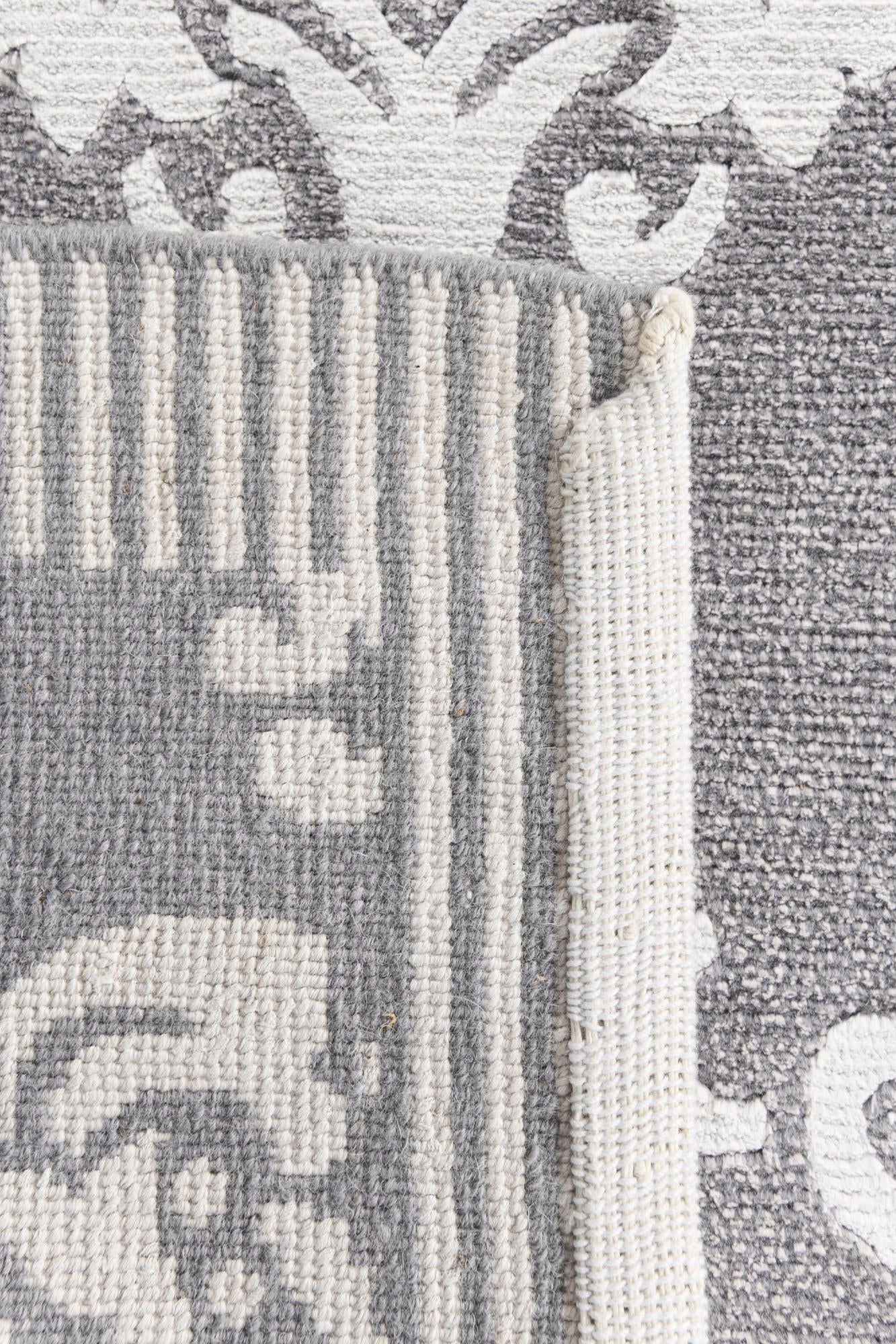 2' 11 x 10' Hand Knotted Darya Wool Runner Rug