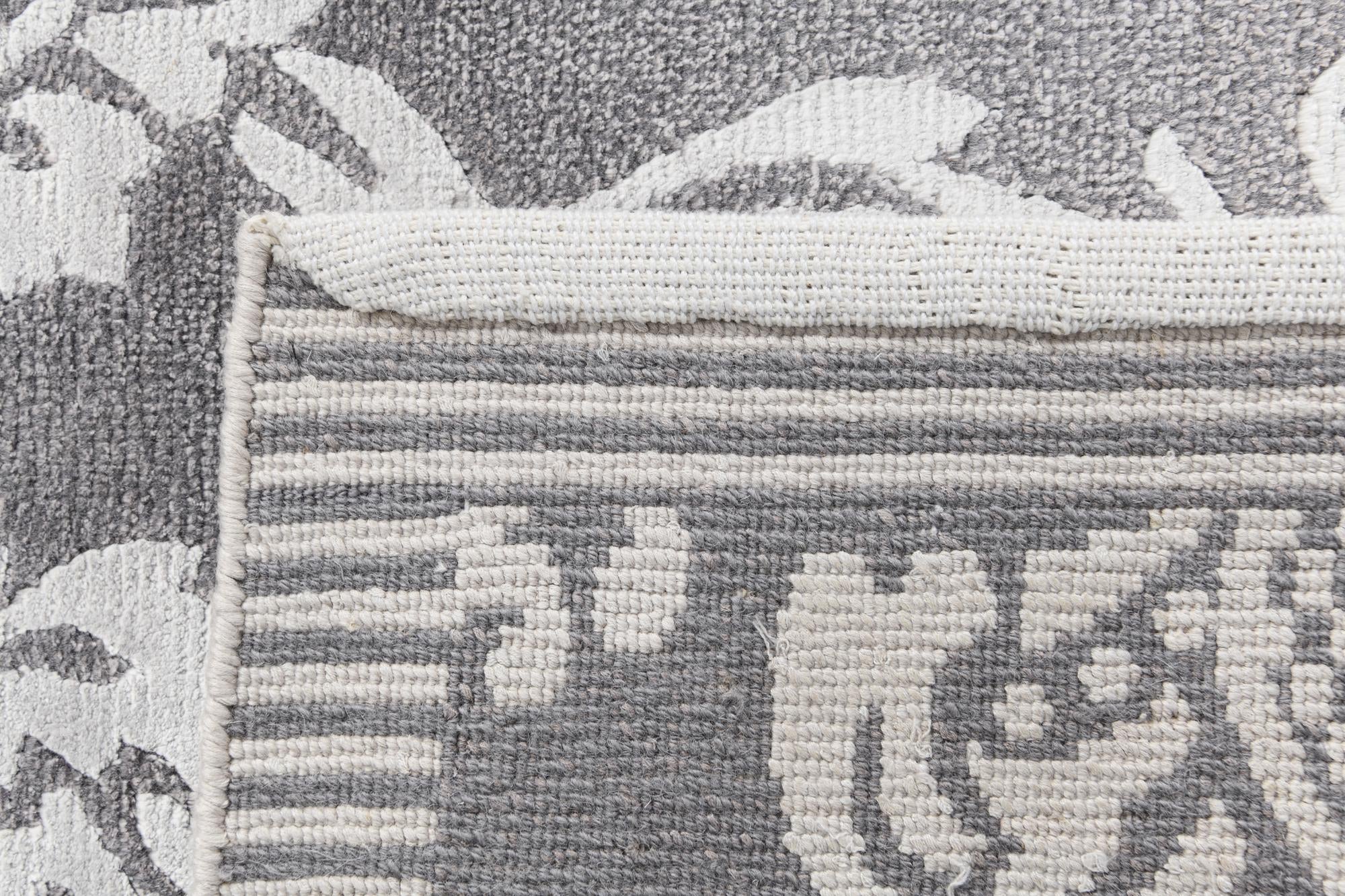 2' 9 x 9' 11 Hand Knotted Darya Wool Runner Rug