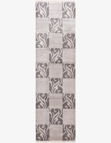 2' 9 x 9' 9 Hand Knotted Darya Wool Runner Rug