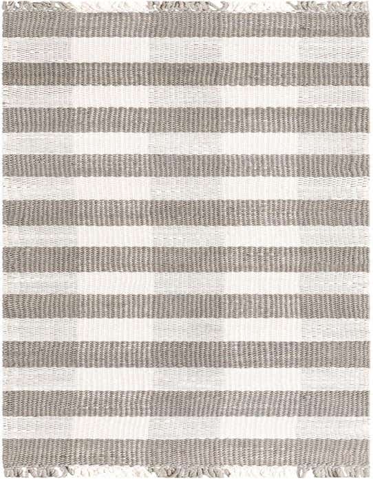 2' 7 x 10' Easy-Clean Eco Plaid Washable Indoor / Outdoor Runner Rug