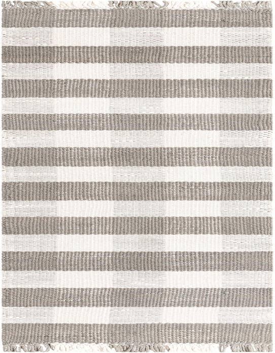 Detail image of 2' 7 x 10' Easy-Clean Eco Plaid Washable Indoor / Outdoor Runner Rug
