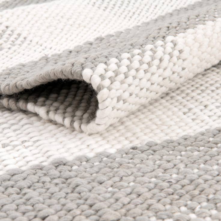 Detail image of 2' 7 x 10' Easy-Clean Eco Plaid Washable Indoor / Outdoor Runner Rug