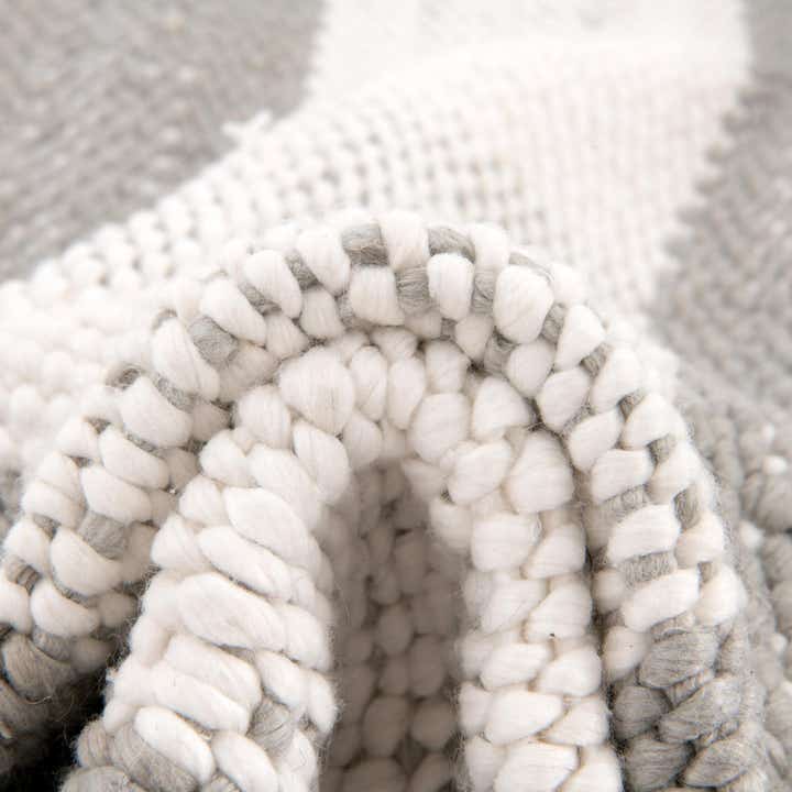 2' x 8' Easy-Clean Eco Plaid Washable Indoor / Outdoor Runner Rug