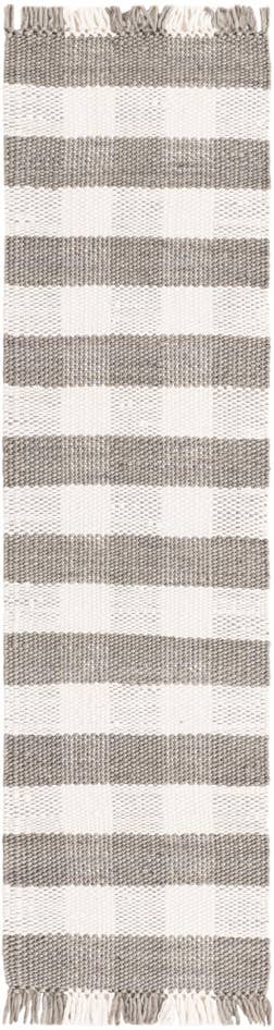 Detail image of 2' x 8' Easy-Clean Eco Plaid Washable Indoor / Outdoor Runner Rug