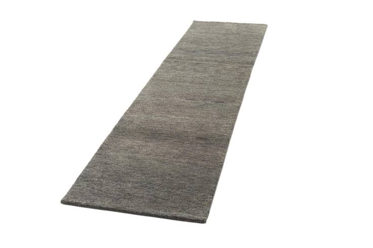 Detail image of 2' 7 x 9' 9 Hand Knotted Gabbeh Wool Runner Rug