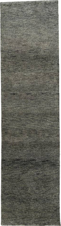 Detail image of 2' 7 x 9' 9 Hand Knotted Gabbeh Wool Runner Rug