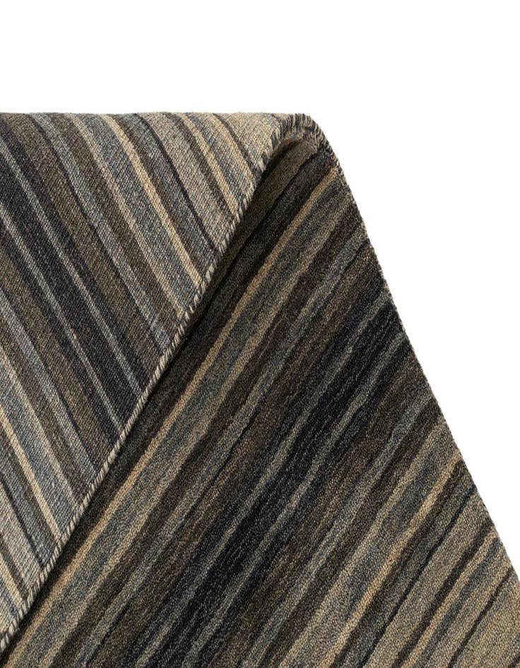 Detail image of 2' 4 x 4' 7  Hand Knotted Gabbeh Wool Runner Rug