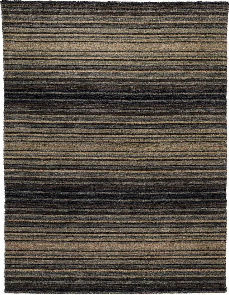 Detail image of 2' 4 x 4' 7 Hand Knotted Gabbeh Wool Runner Rug