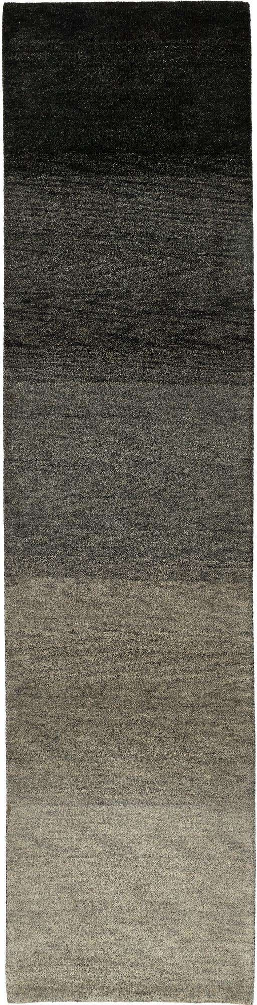 2' 9 x 11' Hand Knotted Gabbeh Wool Runner Rug