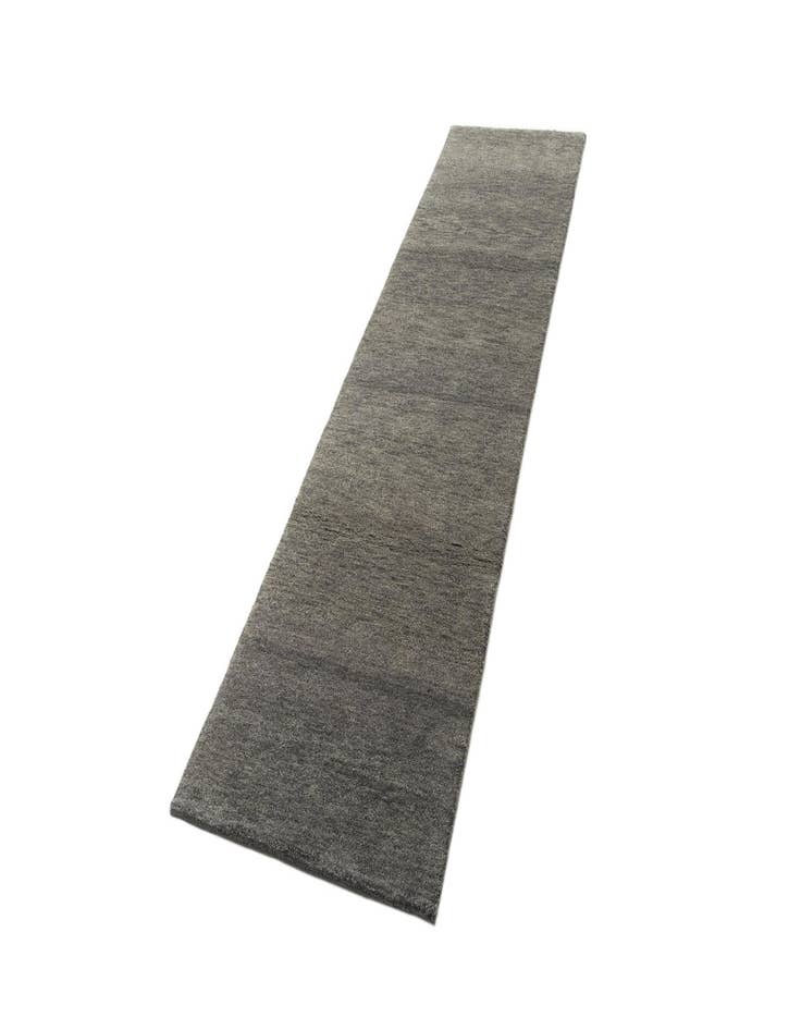 Detail image of 2' 6 x 9' 10 Hand Knotted Gabbeh Wool Runner Rug