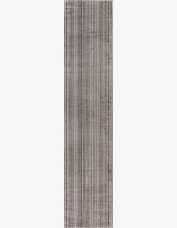 Gray Gemstone Runner Rug
