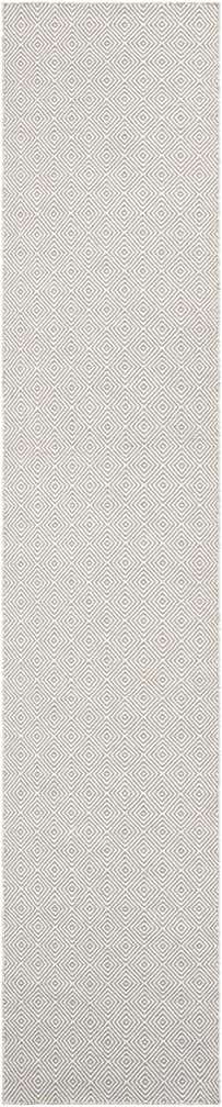 2' 7 x 14' 1 Hand Woven Geo Trellis Flatweave Runner Rug