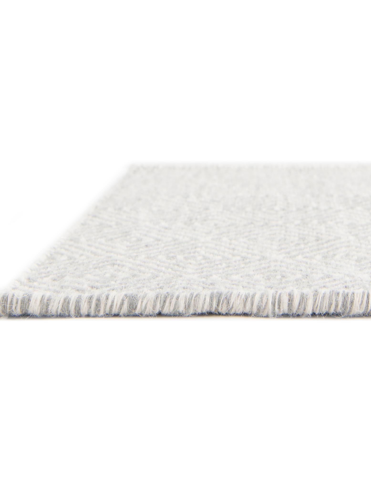2' 7 x 12' Hand Woven Geo Trellis Flatweave Runner Rug