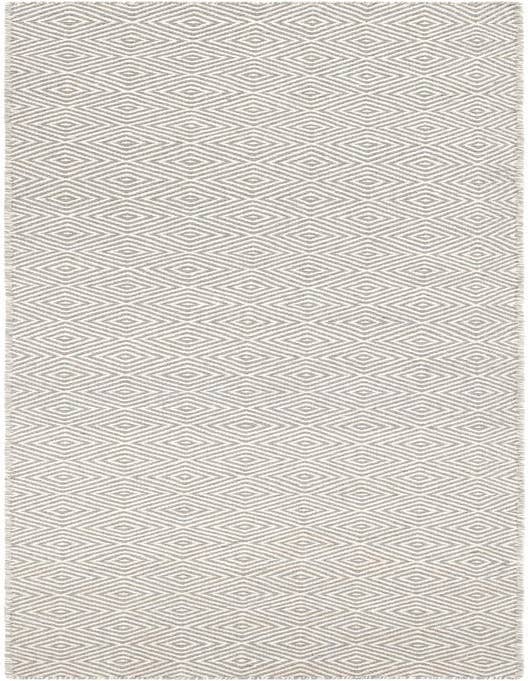 Detail image of 2' x 8' Hand Woven Geo Trellis Flatweave Runner Rug