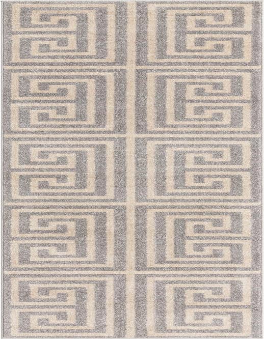 Detail image of 2' 7 x 10' Greek Key Runner Rug