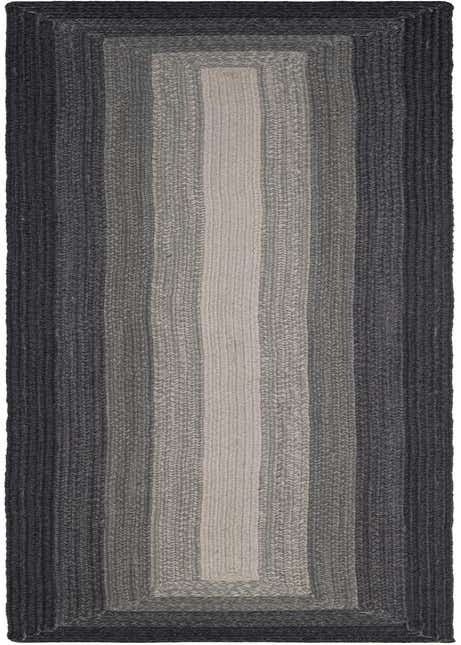 2' 7 x 12' Handmade Hand Braided Wool Runner Rug