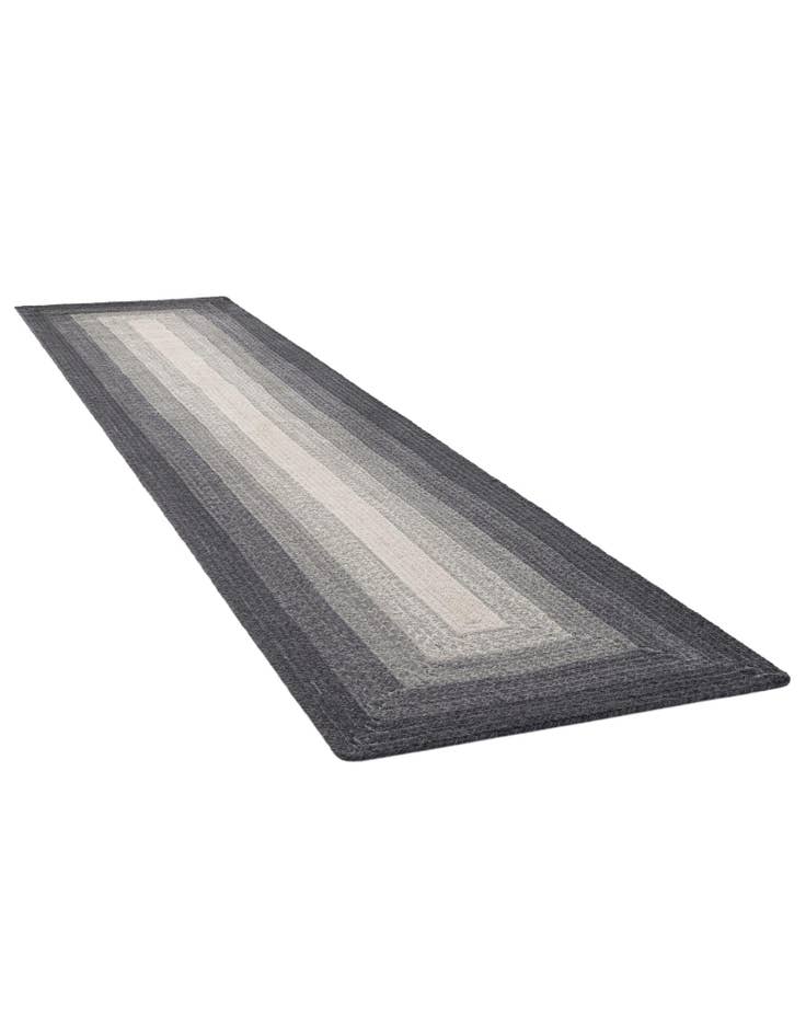 Detail image of 2' 7 x 12'  Hand Hand Braided Wool Runner Rug