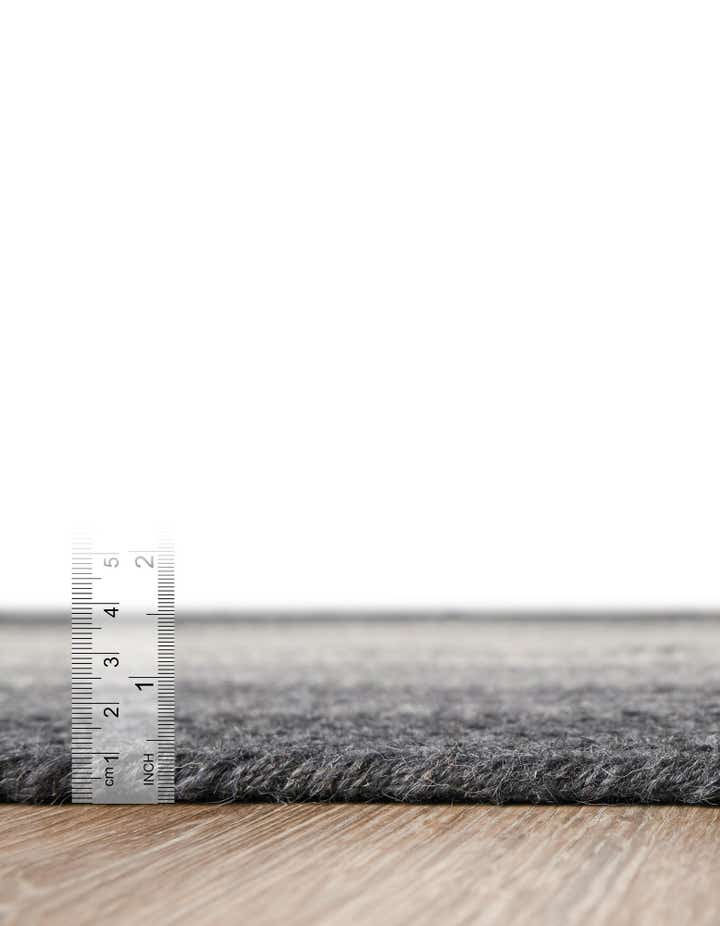 2' x 6' 1 Handmade Hand Braided Wool Runner Rug
