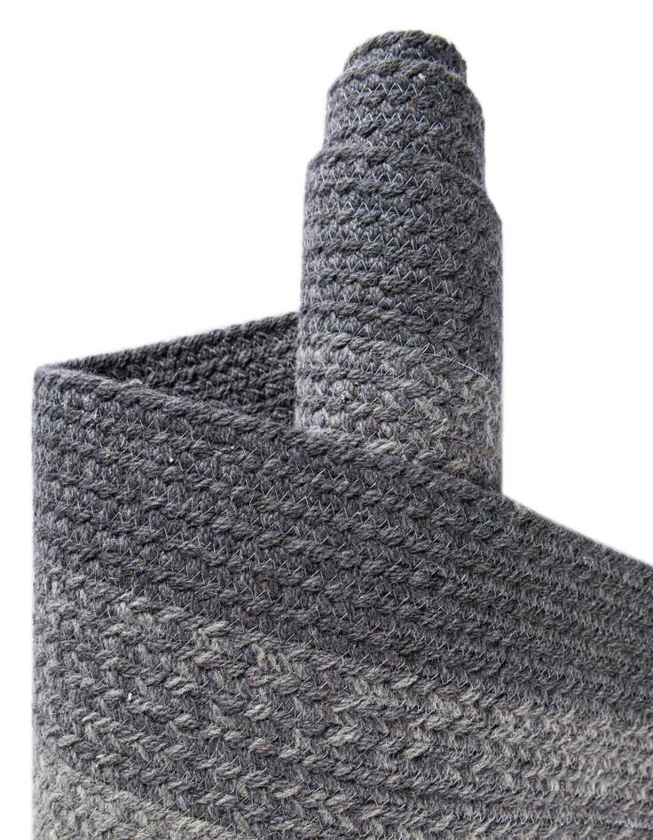 Detail image of 2' 7 x 12'  Hand Hand Braided Wool Runner Rug