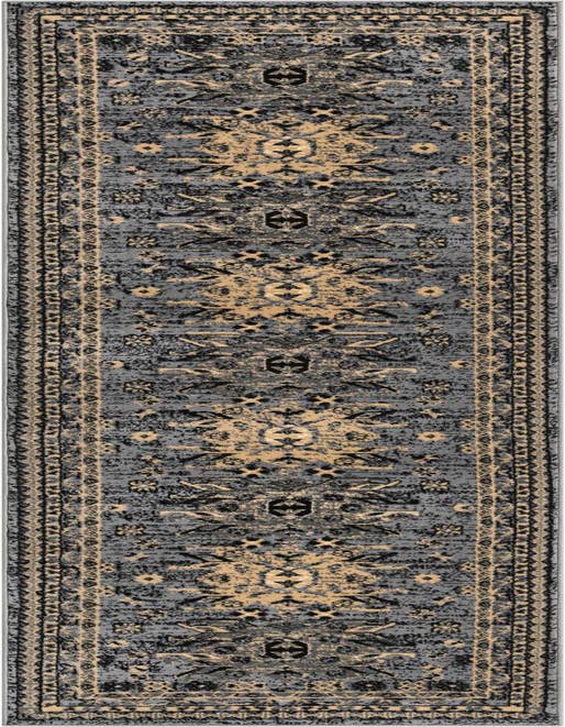 Detail image of 2' 7 x 10' Heriz Design Runner Rug