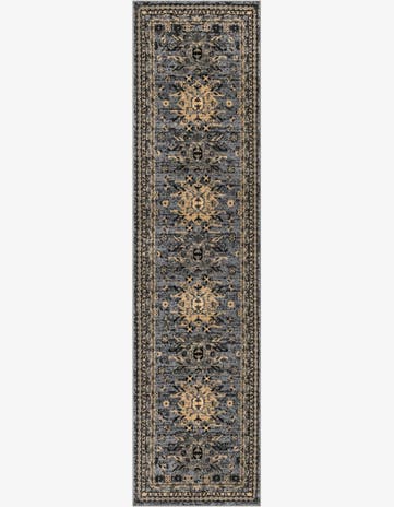 2' 7 x 10' Heriz Design Runner Rug
