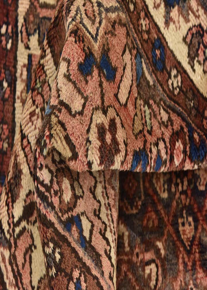5' 4 x 10' 7 Hand Knotted Hossainabad Persian Wool Runner Rug