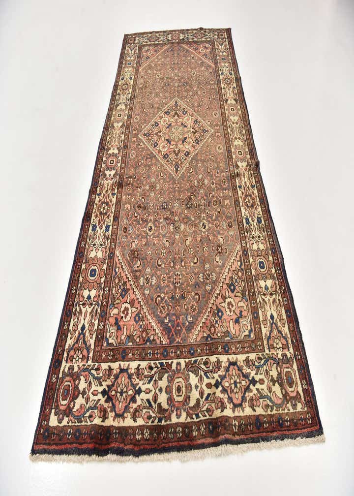 5' 4 x 10' 7 Hand Knotted Hossainabad Persian Wool Runner Rug